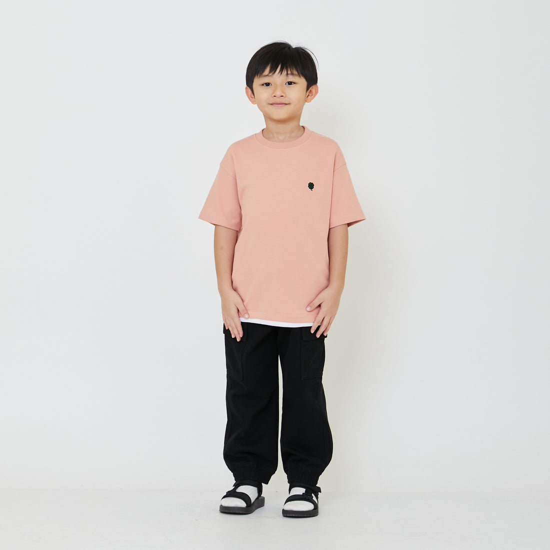 Boy Embroidery Oversized Tee - SB2402018