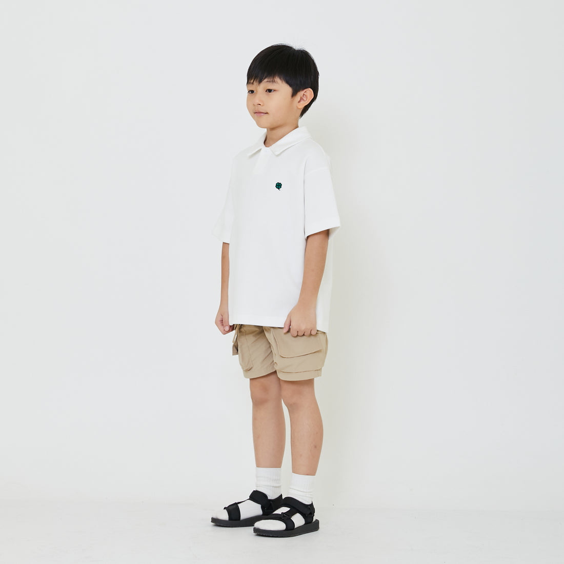 Boys Oversized Polo Tee - SB2402025