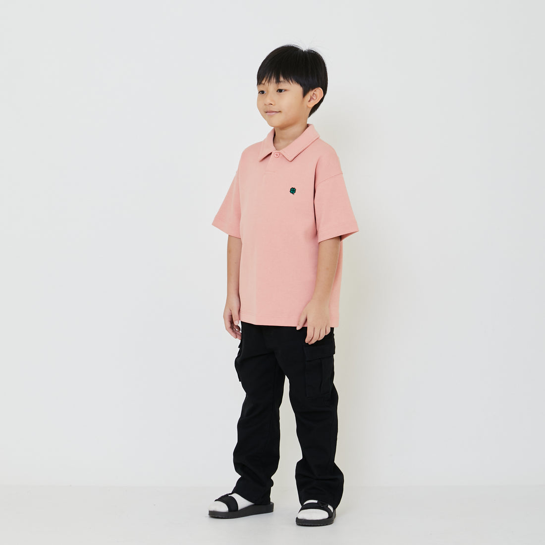 Boys Oversized Polo Tee - SB2402025