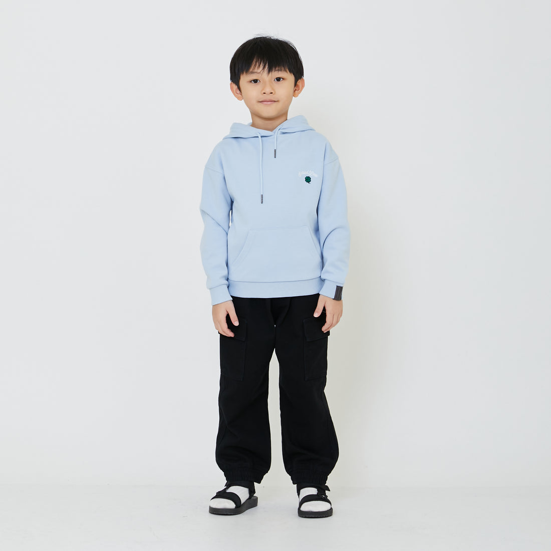 Boy Embroidery Oversized Hoodie - SB2402026