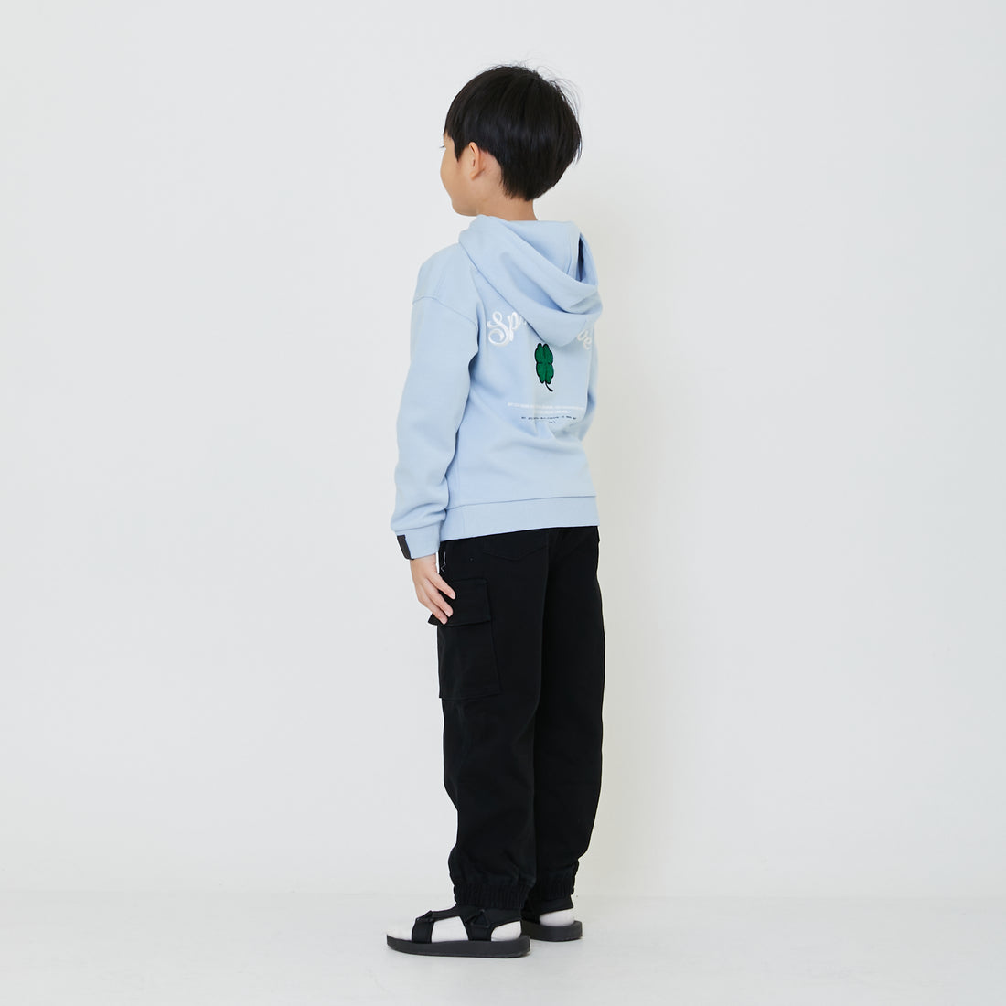 Boy Embroidery Oversized Hoodie - SB2402026