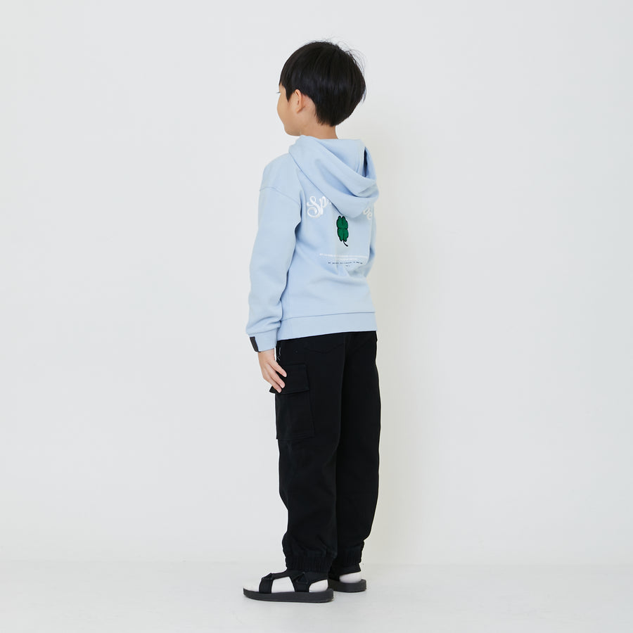 Boy Embroidery Oversized Hoodie - SB2402026