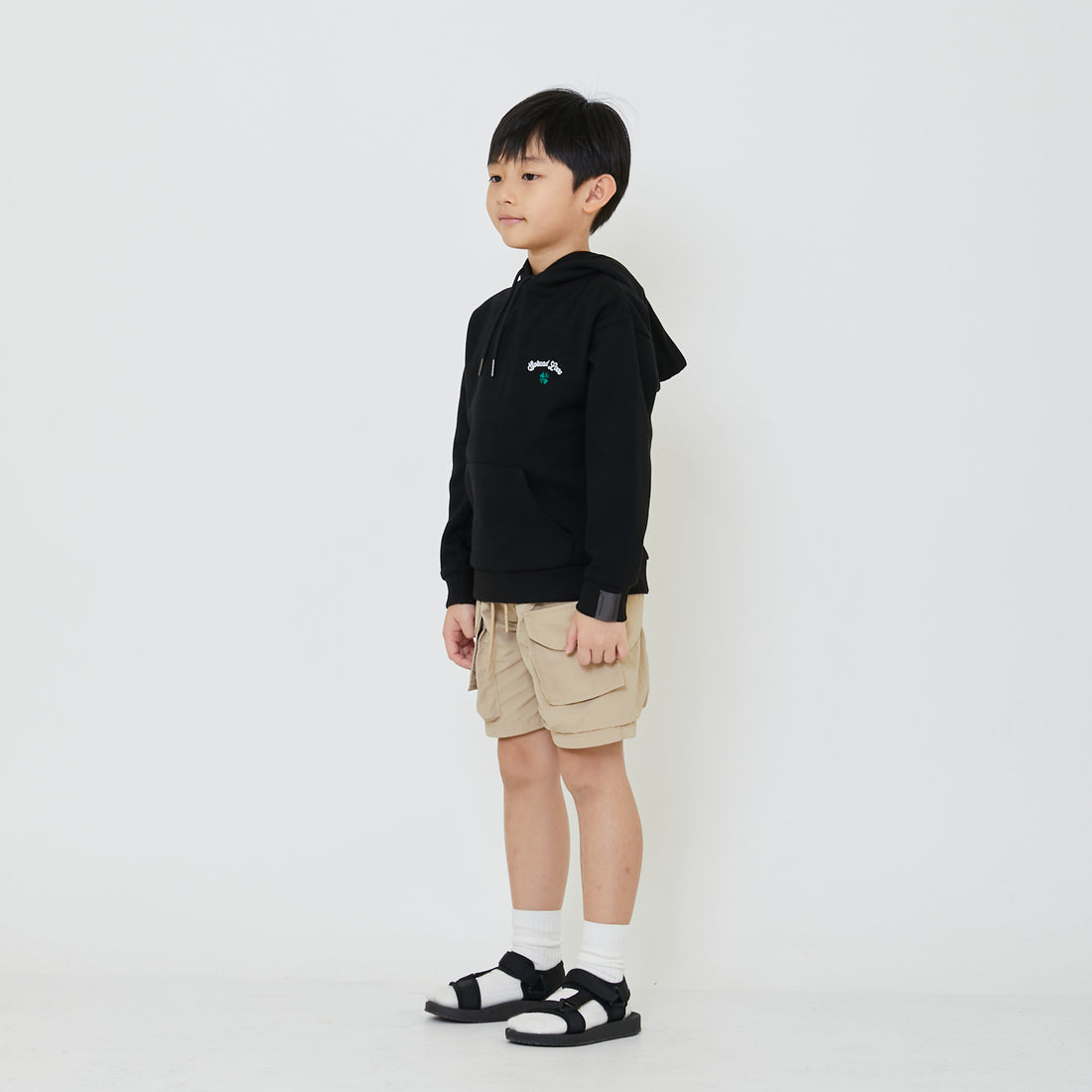 Boy Embroidery Oversized Hoodie - SB2402026