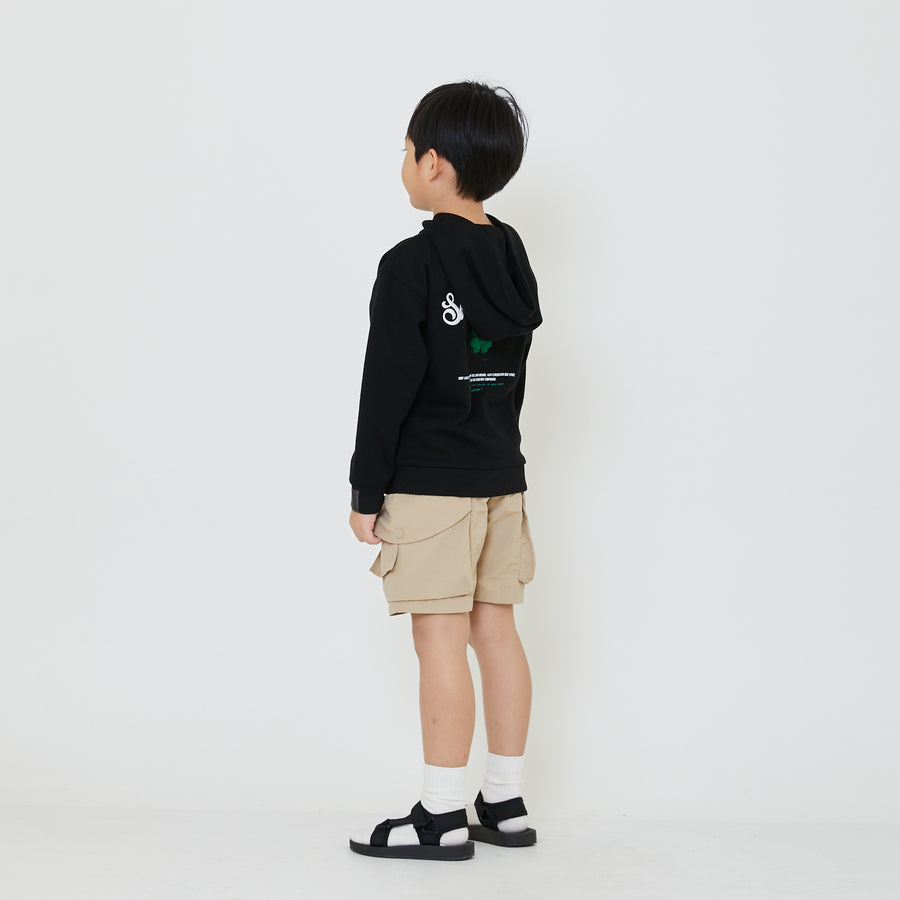 Boy Embroidery Oversized Hoodie - SB2402026