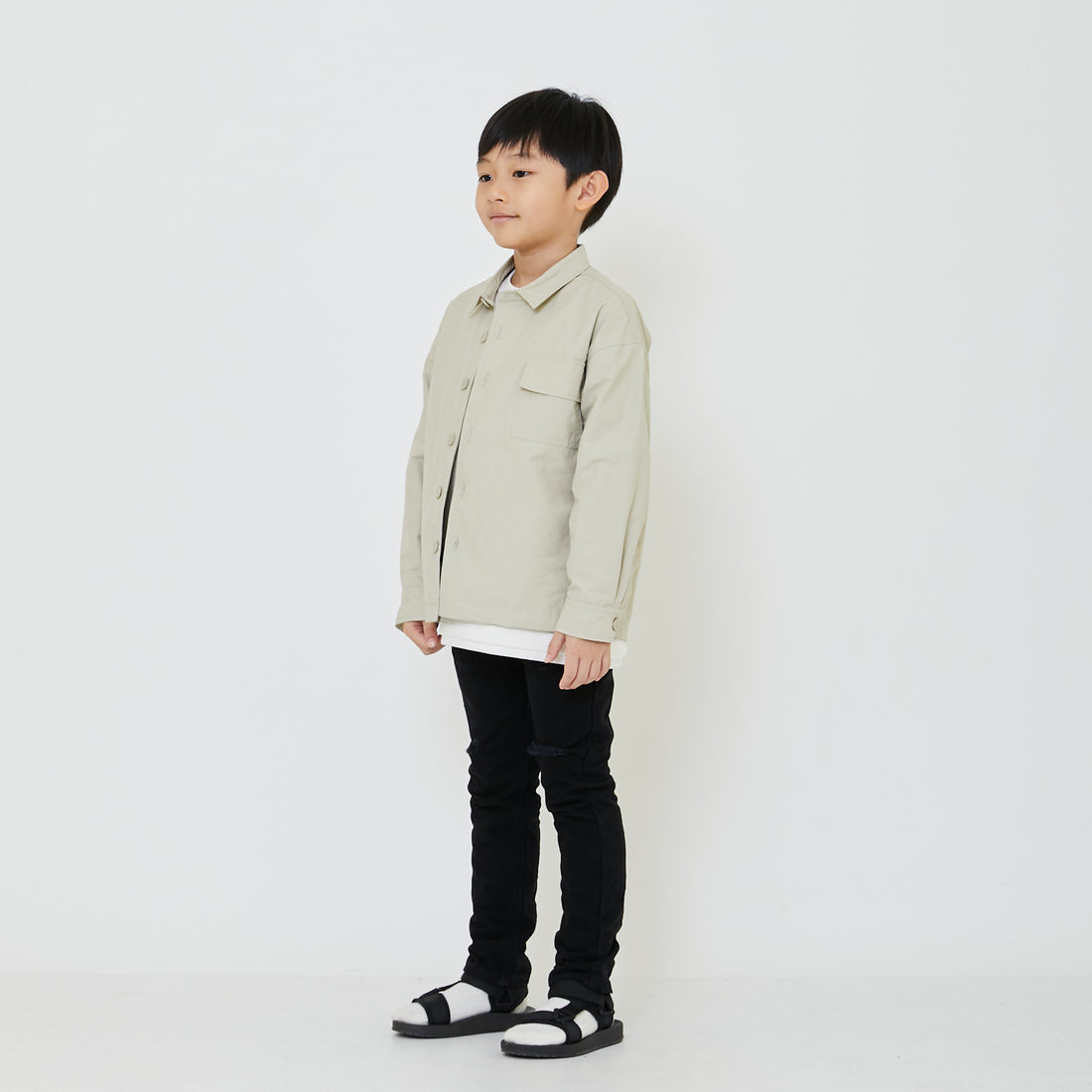 Boy Oversized Nylon Shirt - SB2402030