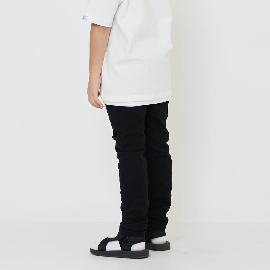 Boy Slim Fit Long Jeans with Belt - SB2402034