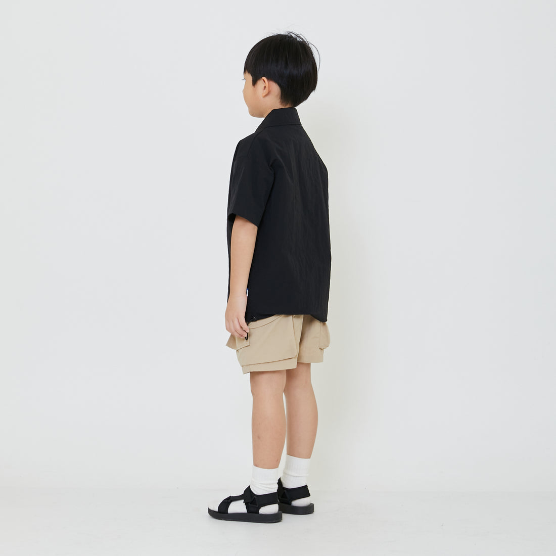 Boy Oversized Nylon Polo Tee - SB2403041