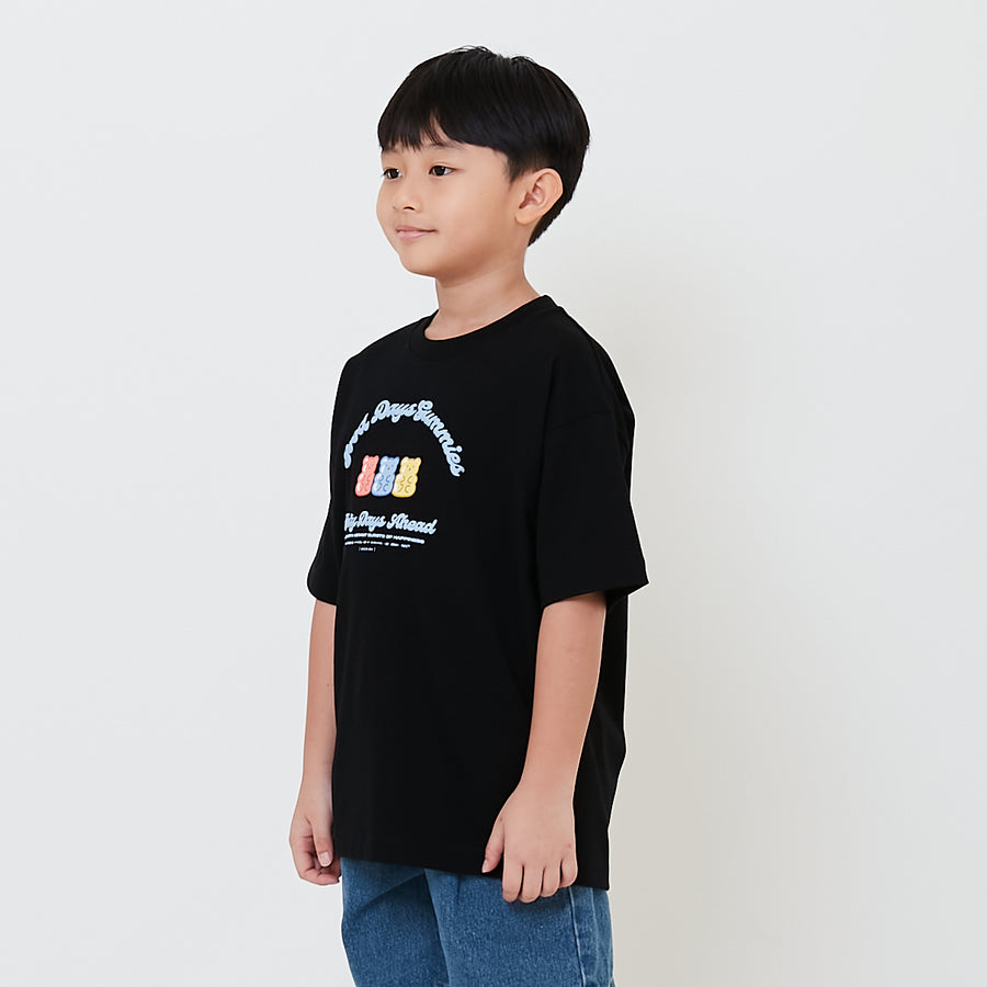 Boy Printed Oversized Tee - SB2501004