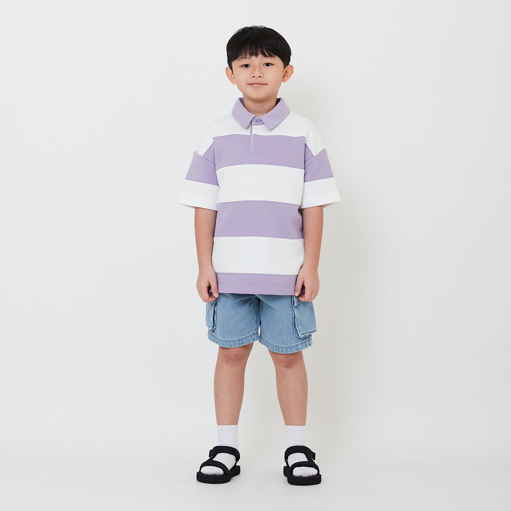 Boy Denim Cargo Shorts - SB2502031