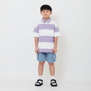 Boy Denim Cargo Shorts - SB2502031