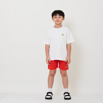 Boy Printed Sweat-Shorts - Dark Orange - SB2504057C