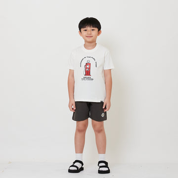 Boy Printed Sweat-Shorts - Metal - SB2504057E