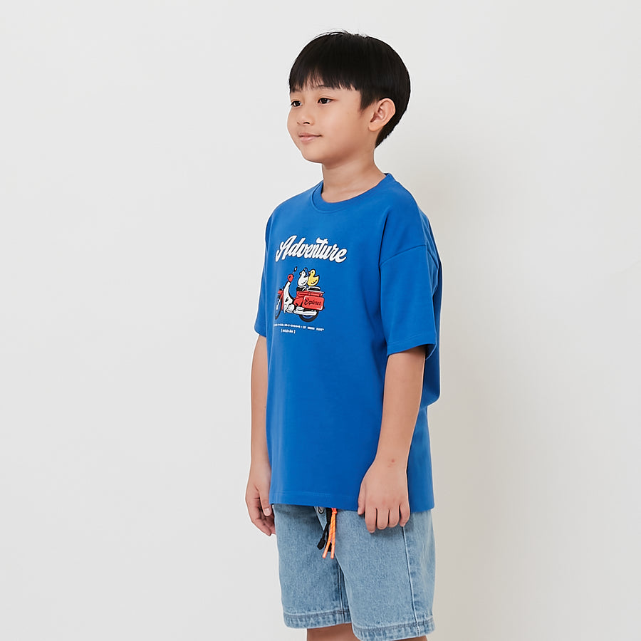 Boy Printed Oversized Tee - SB2504077