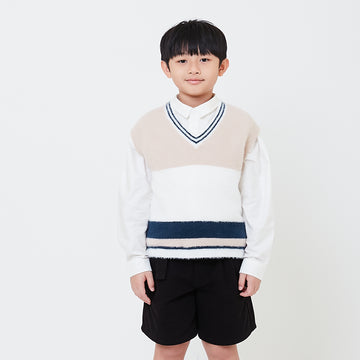 Boy Vest Top - Beige - SB2504082A