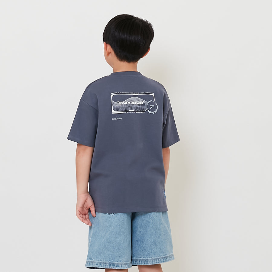 Boy Printed Oversized Tee - SB2505079