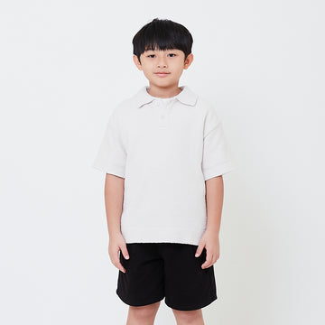 Boy Oversized Polo Sweater - SB2505089