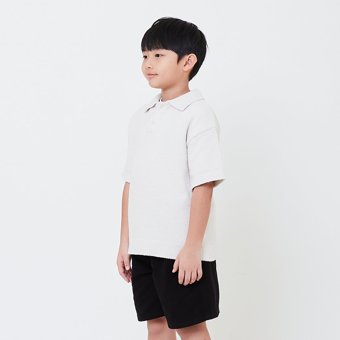 Boy Oversized Polo Sweater - SB2505089