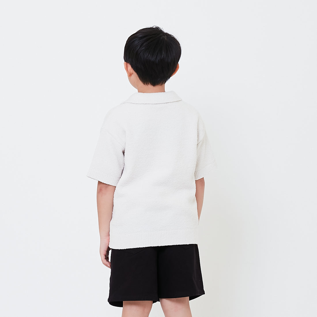 Boy Oversized Polo Sweater - SB2505089