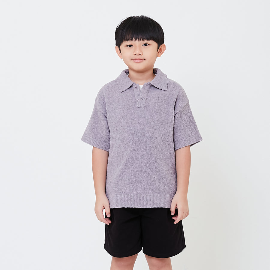 Boy Oversized Polo Sweater - SB2505089