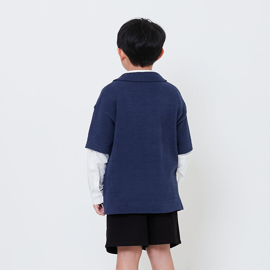 Boy Oversized Polo Sweater - SB2505089
