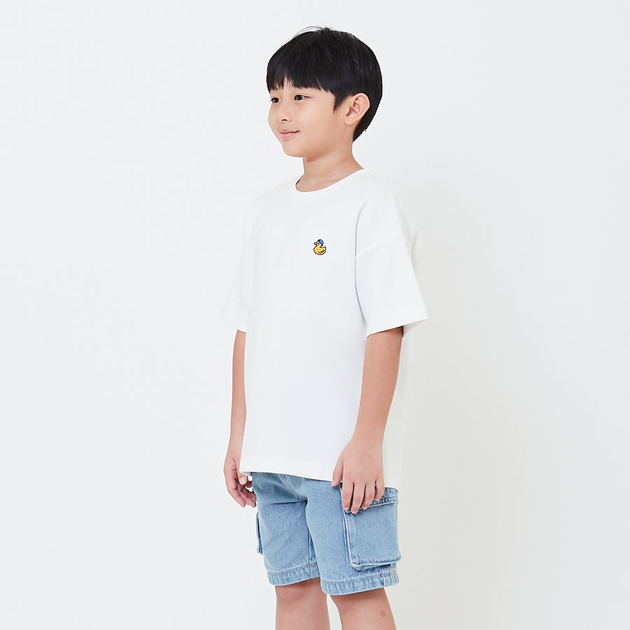 Boy Embroidery Oversized Tee - SB2505097