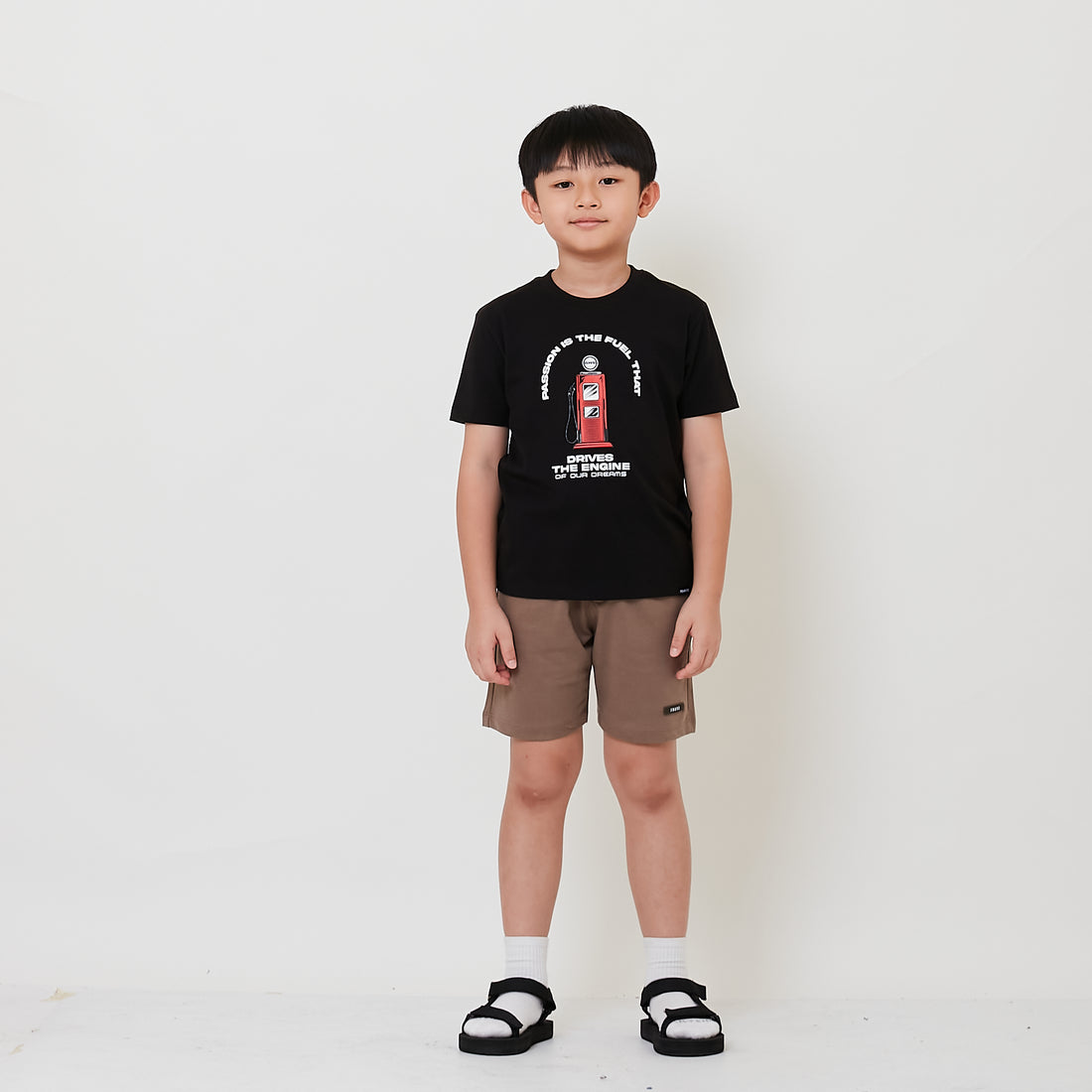 Boy Sweat-Shorts with Rubber Tag - SB2506067