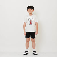 Boy Sweat-Shorts with Rubber Tag - SB2506067