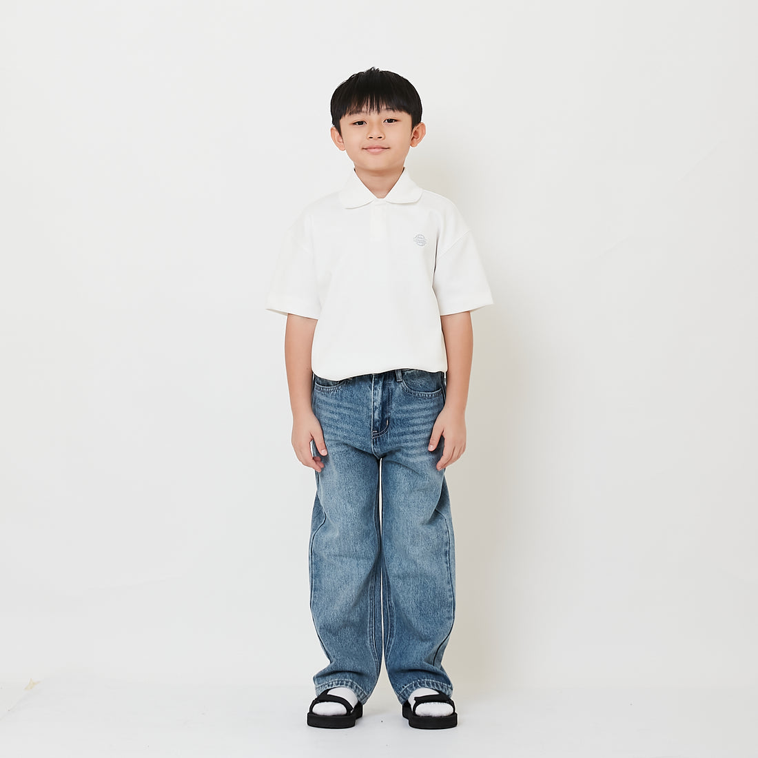 Boy Straight Cut Denim Long Pants - SB2507096