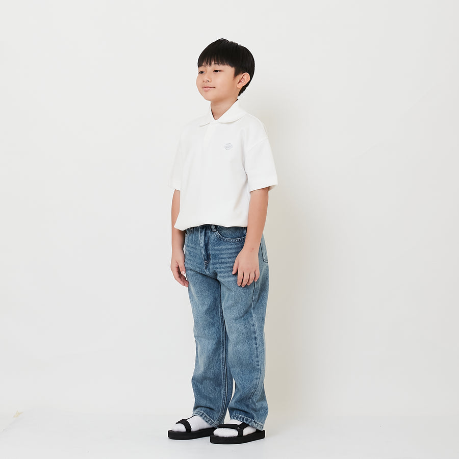 Boy Straight Cut Denim Long Pants - SB2507096