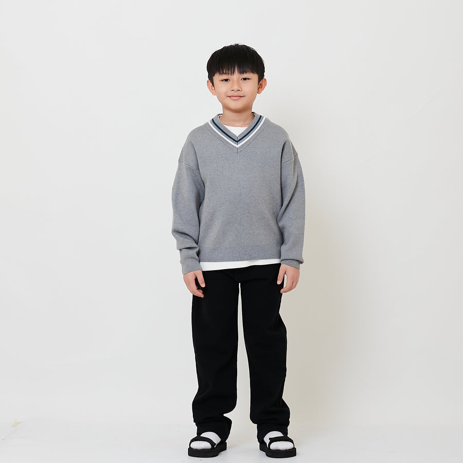Boy Straight Cut Denim Long Pants - SB2507096