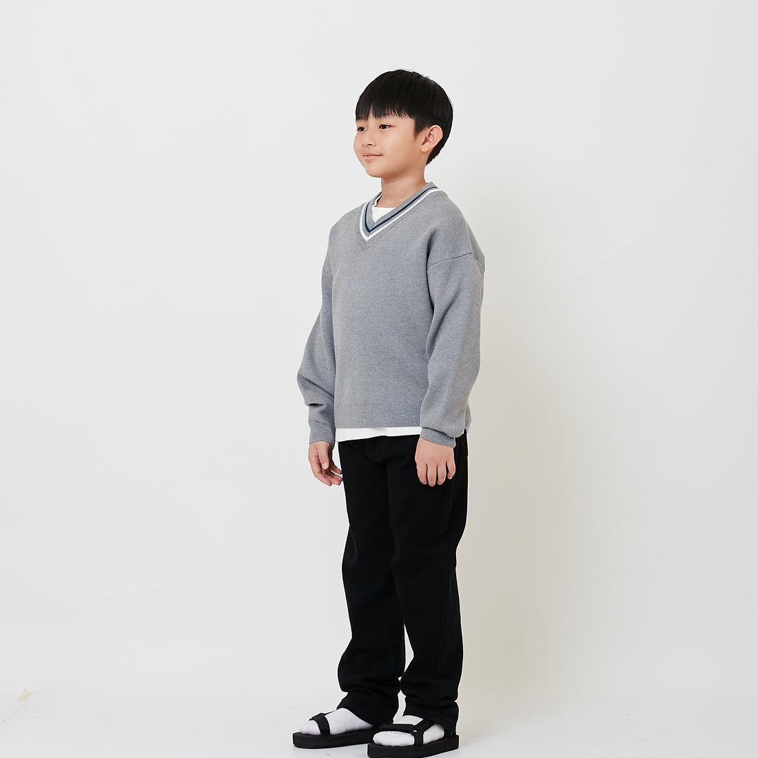 Boy Straight Cut Denim Long Pants - SB2507096