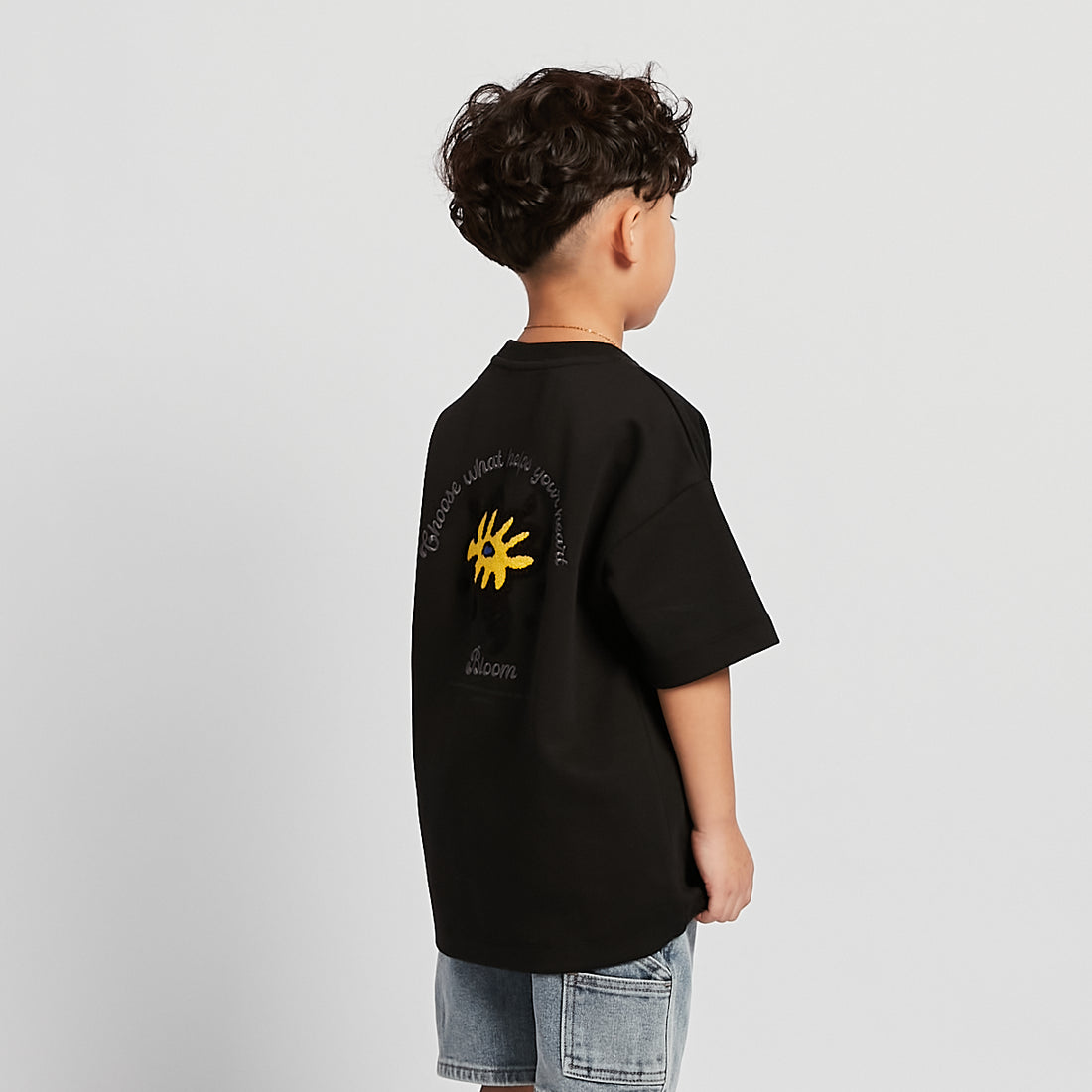 Boy Embroidery Oversized Tee - SB2507099