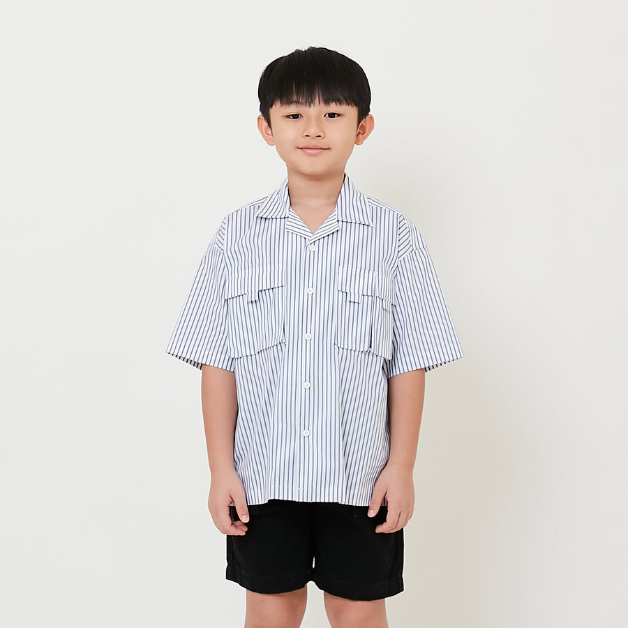 Boy Oversized Shirt - Off White - SB2508109A