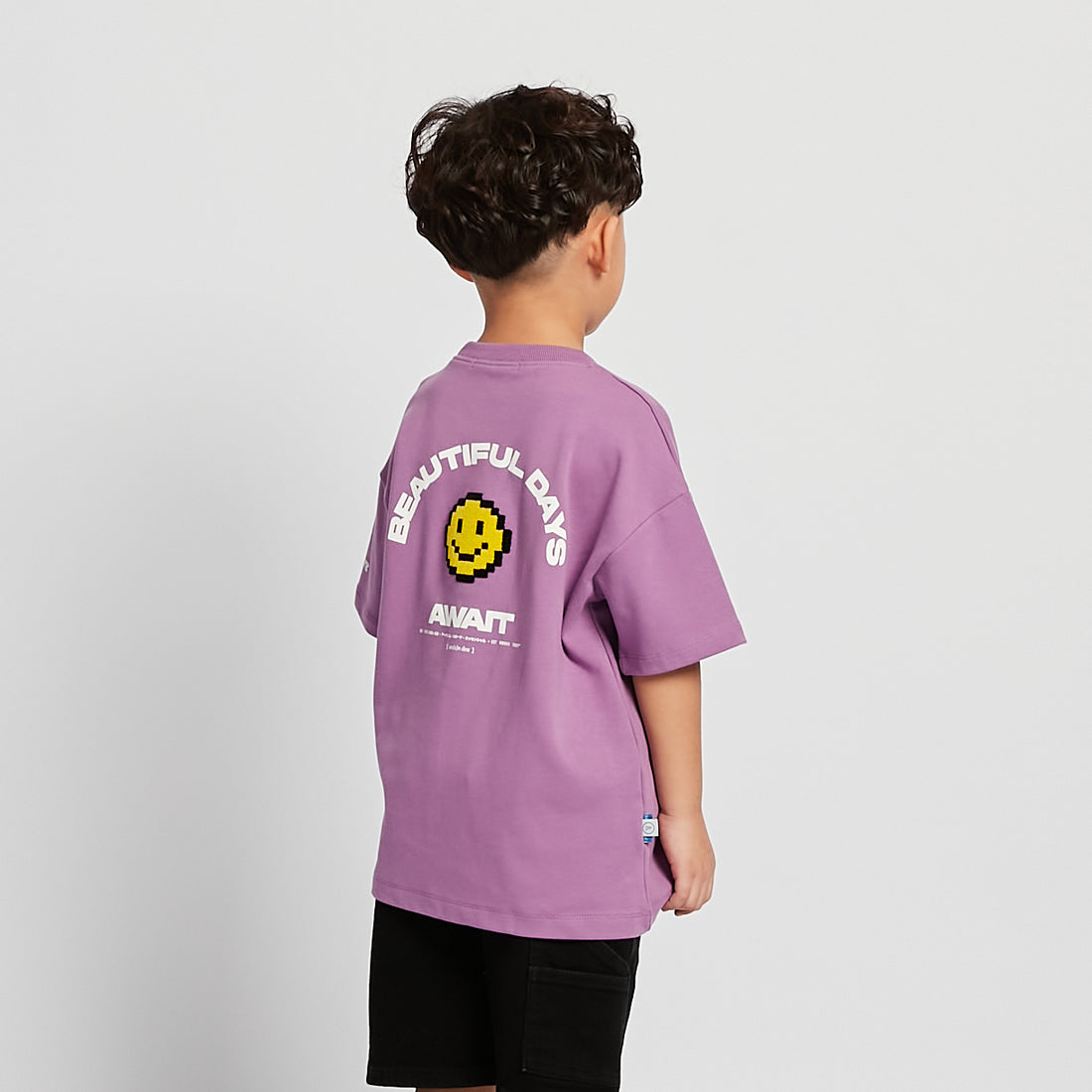 Boy Embroidery Oversized Tee - SB2508114