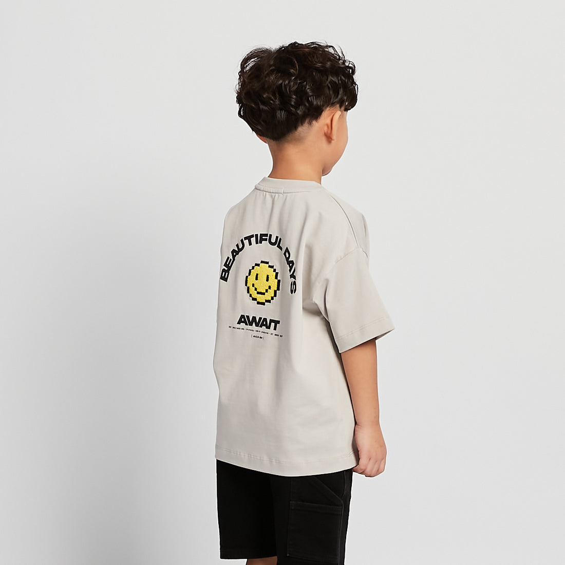 Boy Embroidery Oversized Tee - SB2508115