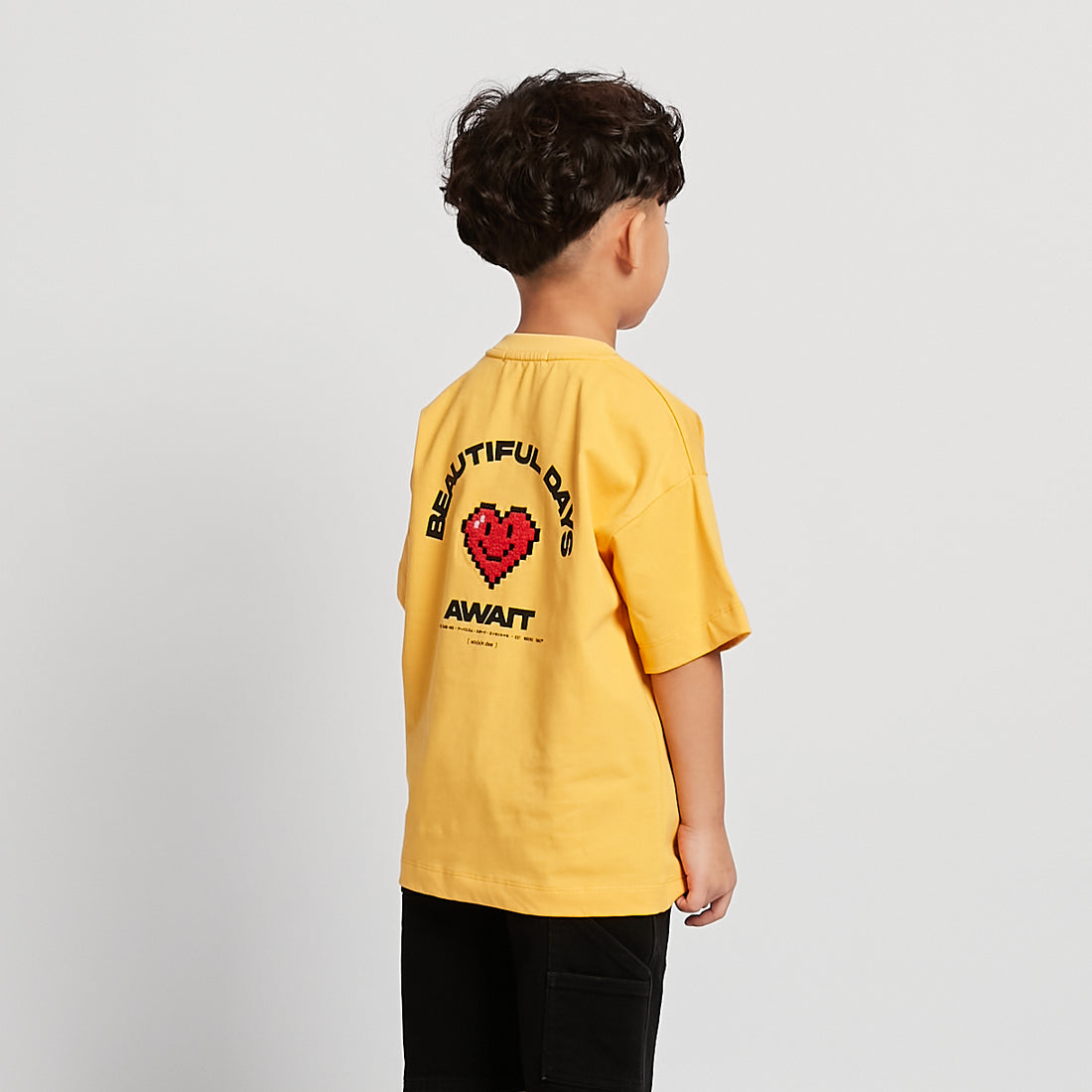 Boy Embroidery Oversized Tee - SB2508115