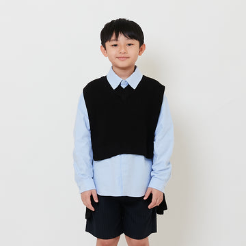 Boy Vest Top - Black - SB2508176A