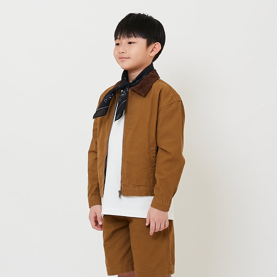 Boy Corduroy Jacket - Khaki - SB2509116A