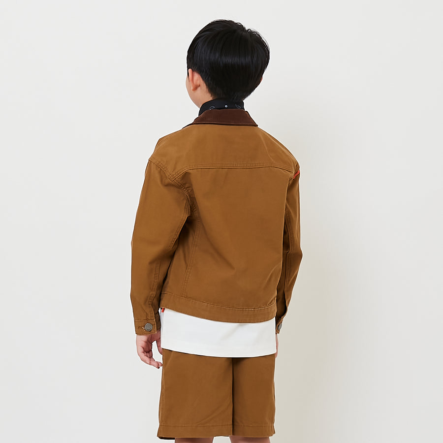 Boy Corduroy Jacket - Khaki - SB2509116A