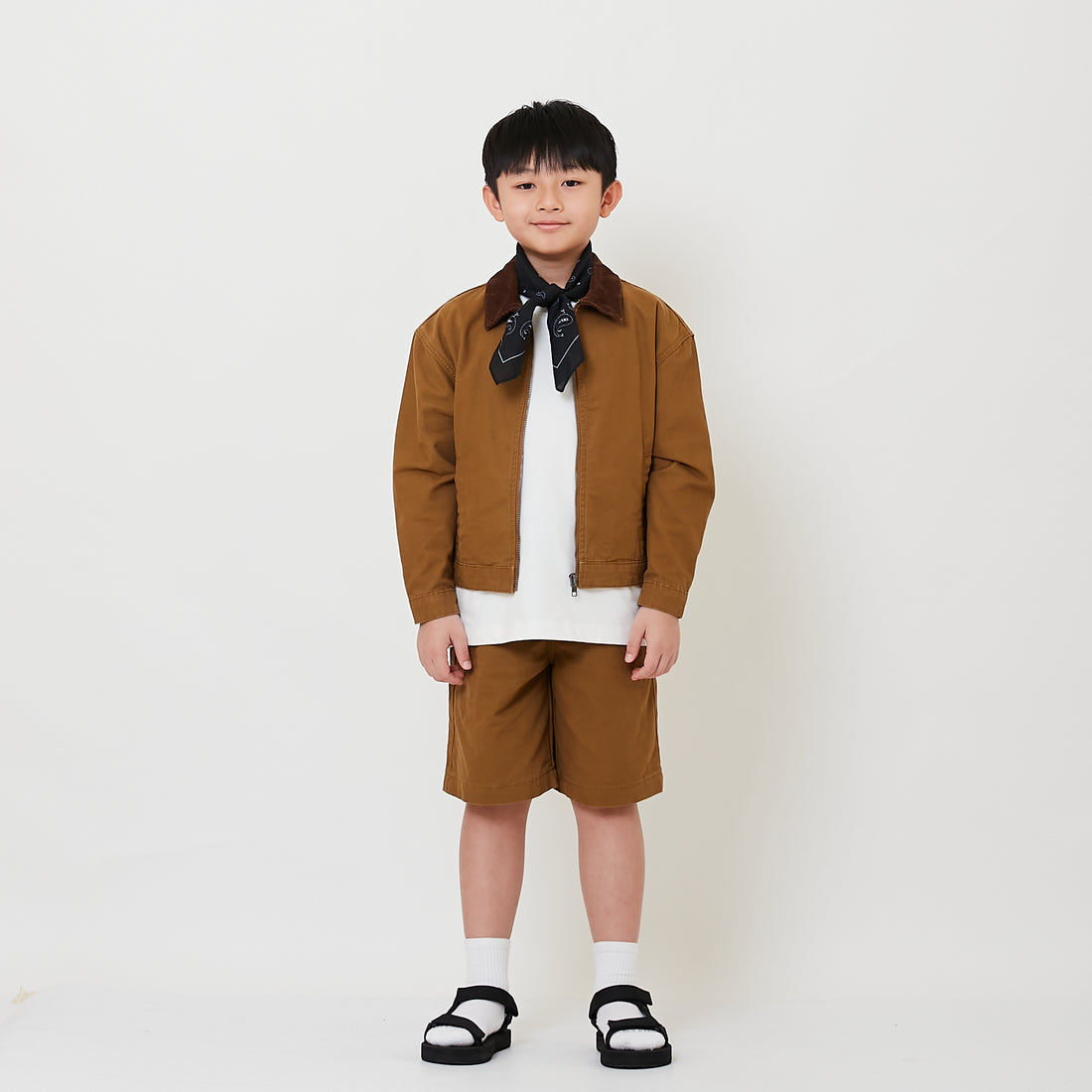 Boy Twill Shorts - Khaki - SB2509117A