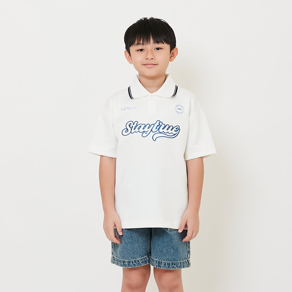 Boy Embroidery Oversized Jersey Tee - SB2509120