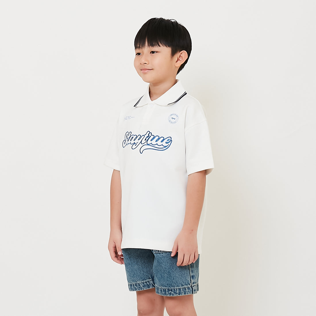 Boy Embroidery Oversized Jersey Tee - SB2509120