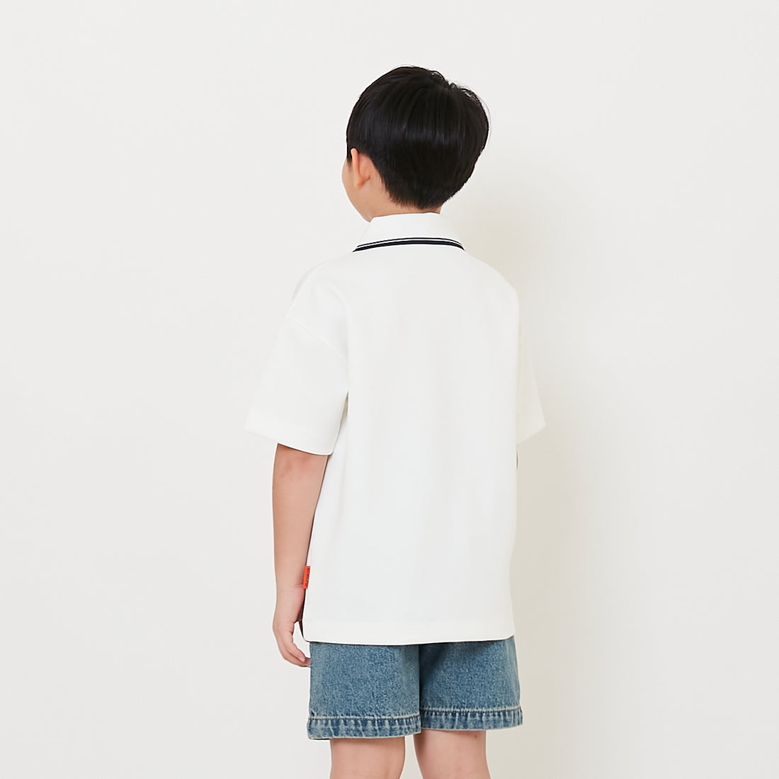 Boy Embroidery Oversized Jersey Tee - SB2509120