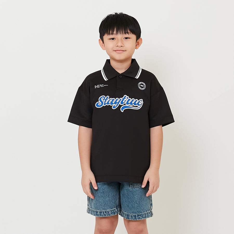 Boy Embroidery Oversized Jersey Tee - SB2509120