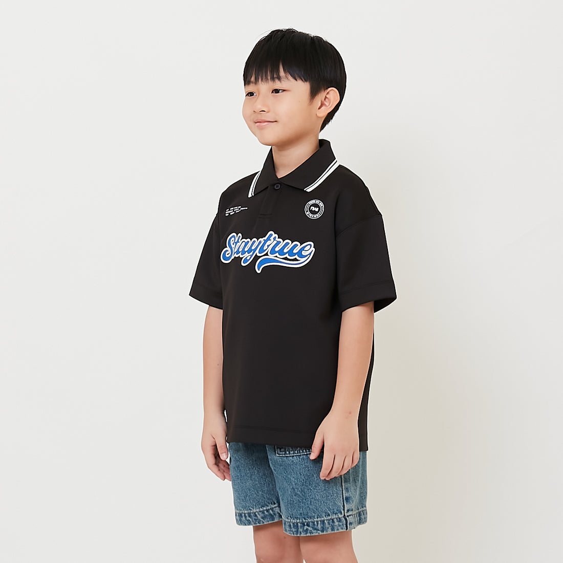 Boy Embroidery Oversized Jersey Tee - SB2509120