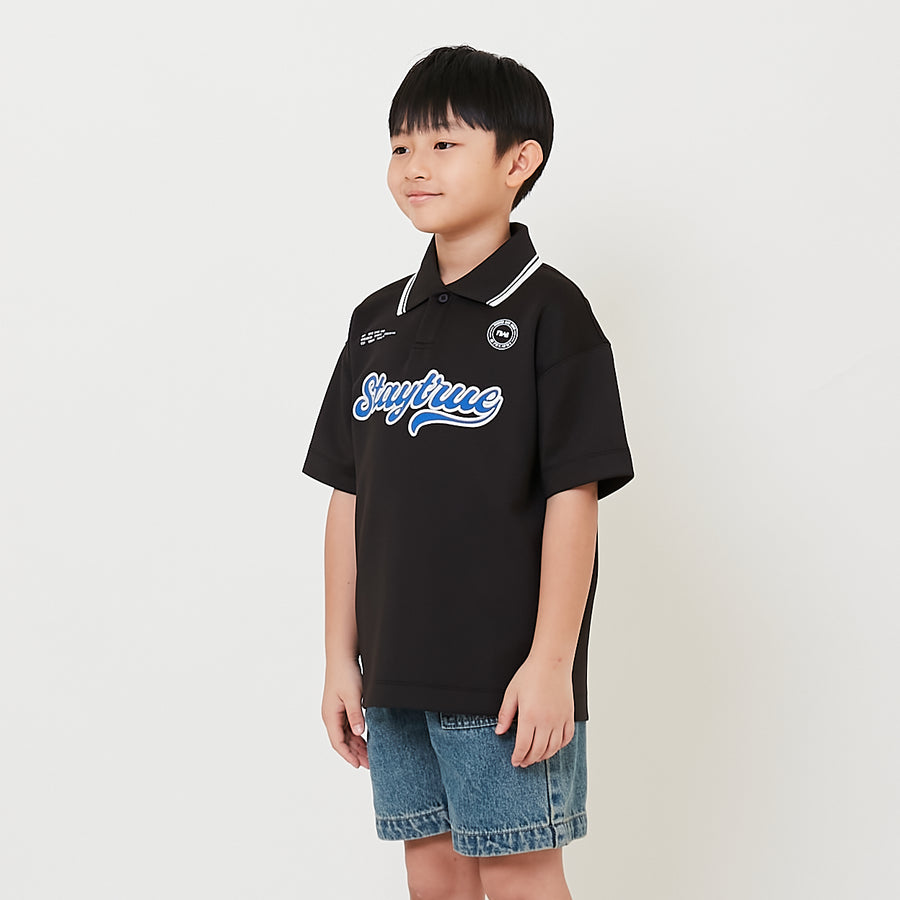 Boy Embroidery Oversized Jersey Tee - SB2509120