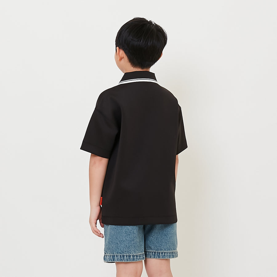 Boy Embroidery Oversized Jersey Tee - SB2509120