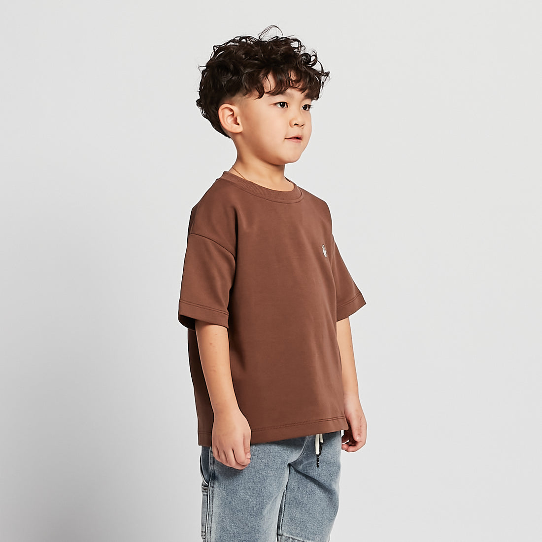 Boy Embroidery Oversized Tee - SB2509124
