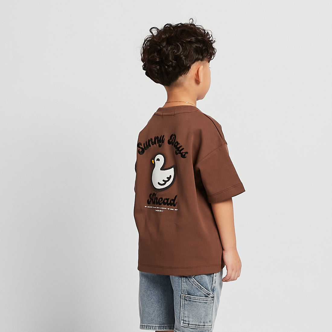 Boy Embroidery Oversized Tee - SB2509124