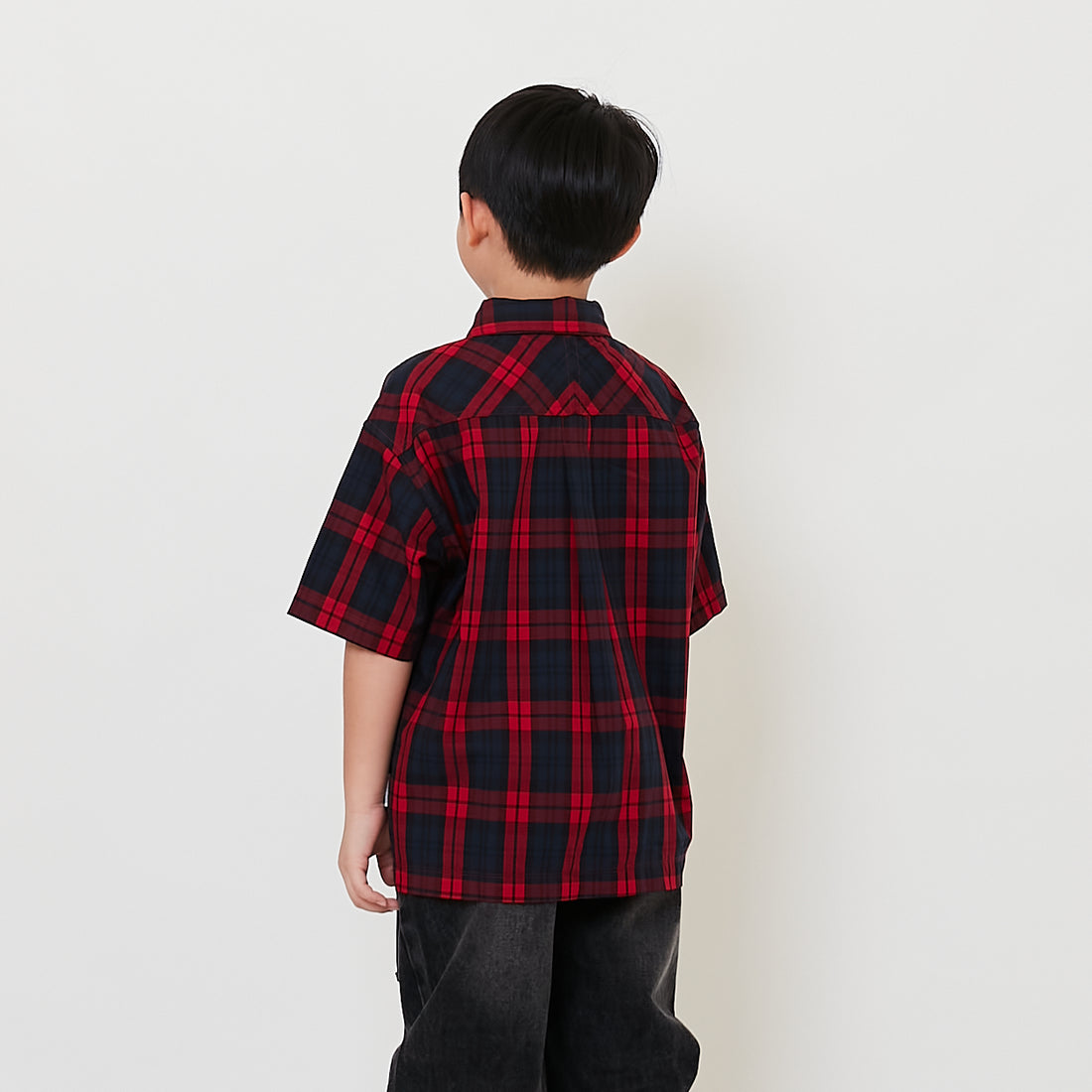 Boy Oversized Shirt - Red - SB2510130B